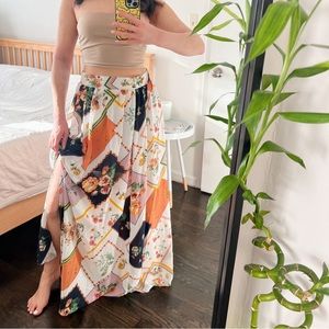 NY&Co - Floral/Geometric Maxi Skirt